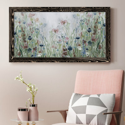 Wildflower Fields - Peinture sur toile encadrée