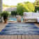 Malek Indoor/Outdoor Area Rug with Non-Slip Backing