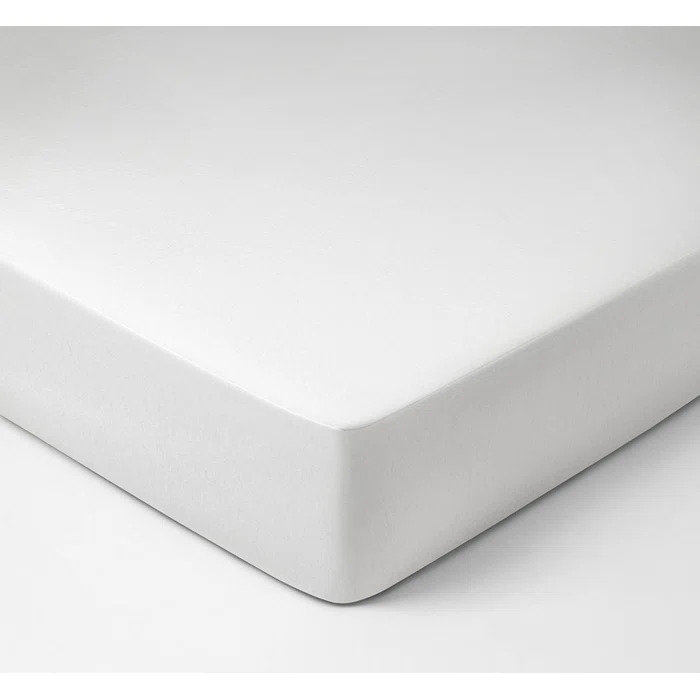 Delara 100% Eucalyptus Lyocell TENCEL™ Cooling Fitted Sheet with 360° Elastic – Soft, Silky & Moisture-Wicking, Dove