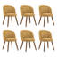 Ensemble de chaises de salle à manger rembourrées Katherine (ensemble de 6)-134742707