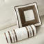 Édredon en taupe / brun, 2 taies décoratives, 1 et plusieurs coussins décoratifs taupe / brun, taille, lavable à la machine-121299826