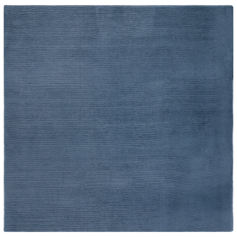 Caitlynn Dark Gray Area Rug, Square 6'