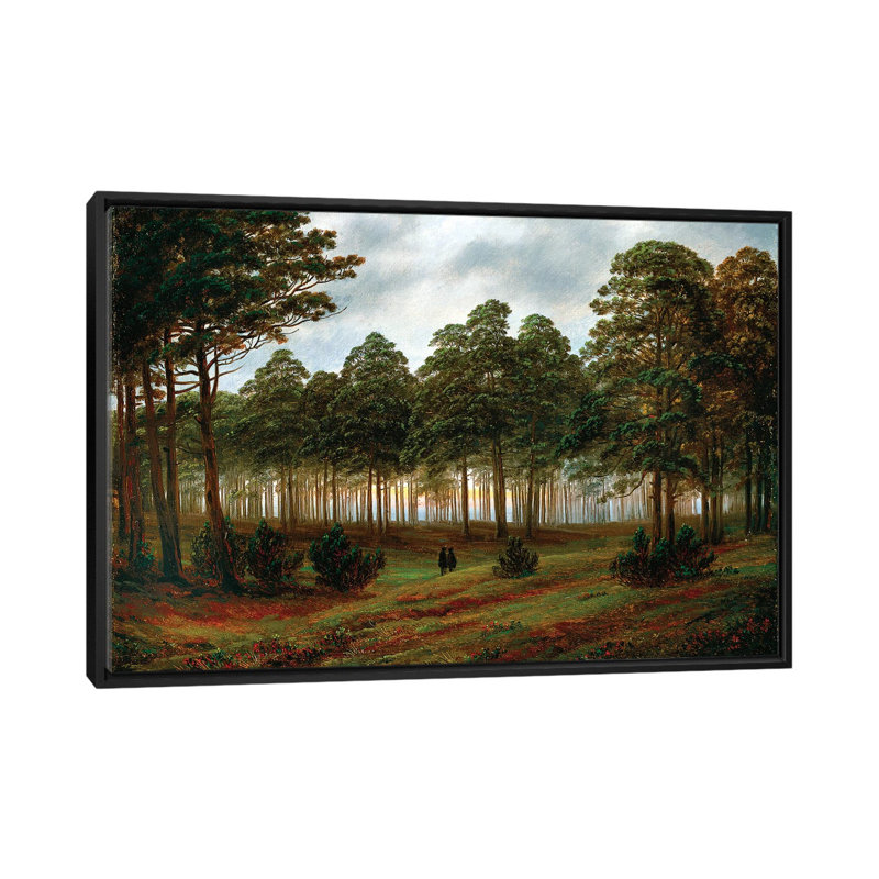 «Evening, 1820-26», impression sur toile, H 8 po x l 12 po x P 0,75 po, Pas de tapis, Toile tendue