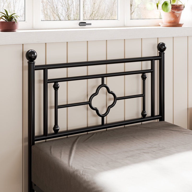 Erberto Platform Bed, Twin, Black