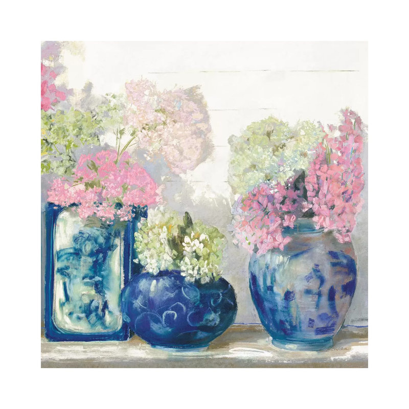 Ladys Mantle II Bright by Carol Rowan - Painting on Canvas, 66.04cm H x 66.04cm W x 3.81cm D, Wrapped Canvas