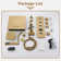 Rainfall Symphony 12" Flush Mount Rainfall Temperature Display Thermostatic Shower System with 64 Colour LED and Music