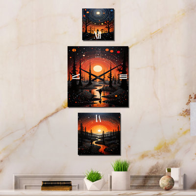Conswello Metal Wall Clock