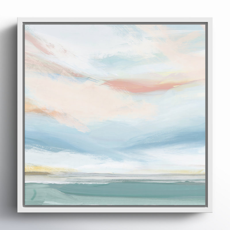 Sweetness I by Isabelle Z, White Framed Canvas, 13.5" H x 13.5" W x 2" D