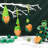 0.5'' Faux Fur Holiday Shaped Ornament