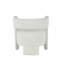 Fauteuil d'appoint rond rond en polyester Rayisha