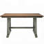 Ensemble de table de salle à manger en bois 6 pièces avec banc long et 4 chaises, style campagnard rustique pour les réunions de famille-349119561-349119925-349119927