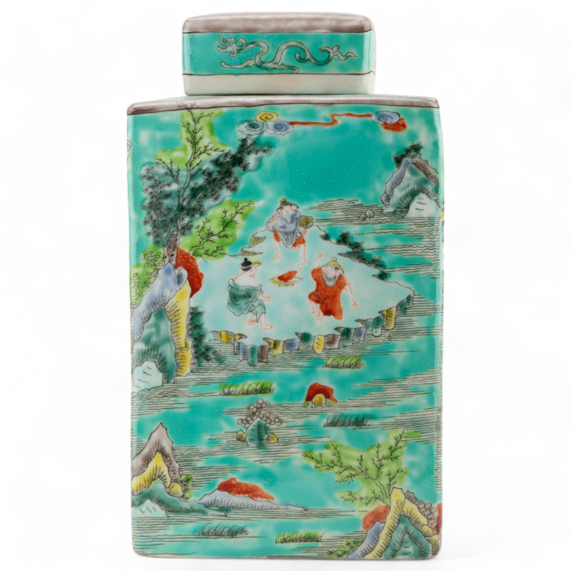 Handmade Porcelain Tea Jar