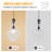 1-light Transparent Bubble Glass Restaurant Pendant