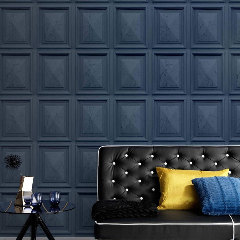 Geometric 10m x 53cm Matte Wallpaper Roll