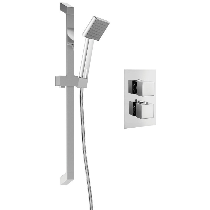  Thermostatic Shower with Slider Rail