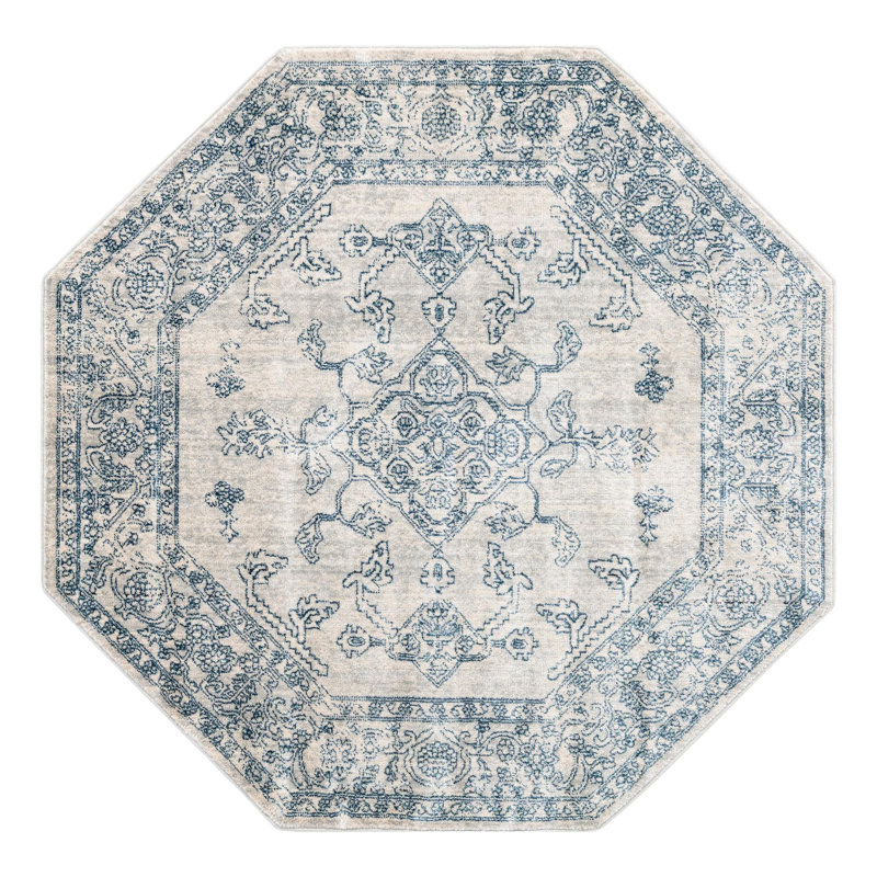 Alabama Oriental Indoor Rug, Octagon 4' x 4'