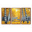 Ensemble de salon art mural forêt jaune Panorama-107200668-107200655