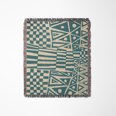 Cocodili Cotton Hand Woven Throw Blanket
