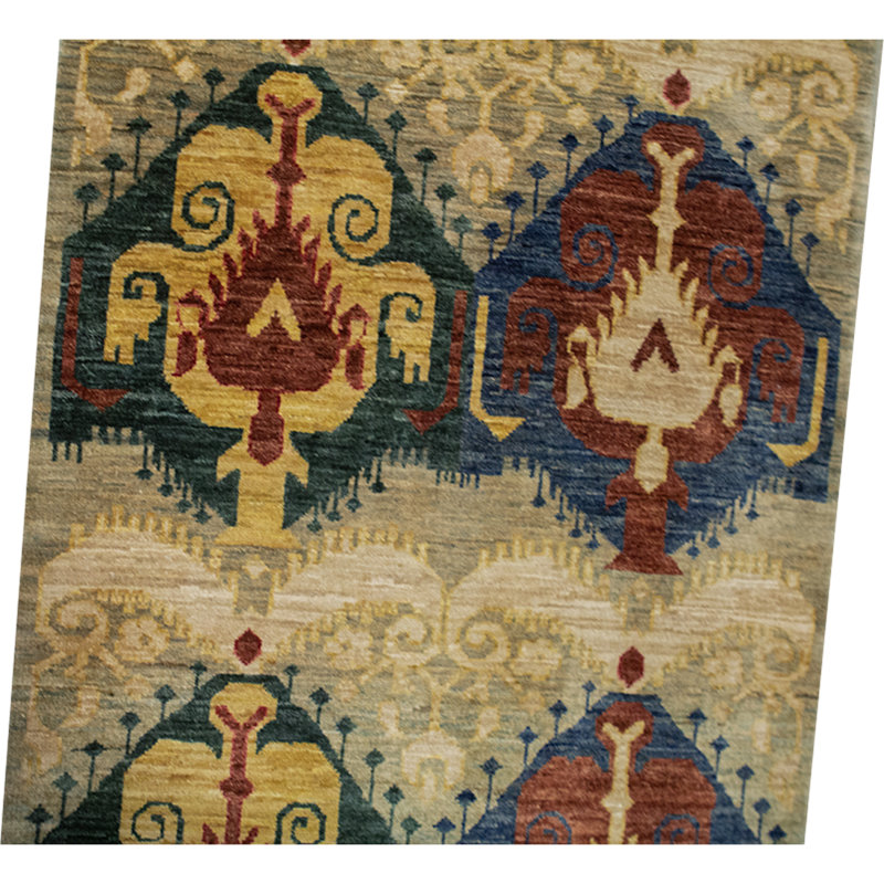 Wool Abstract Area Rug