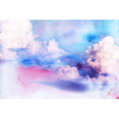 Illustration Of Cloud - Wrapped Canvas Print