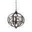 Lustre unique en forme de globe à 3 lumières bhavin