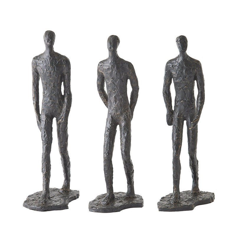 S/3 Pondering Sculptures-Bronze