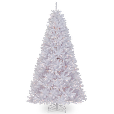North Valley White Spruce Tree with Clear Lights
