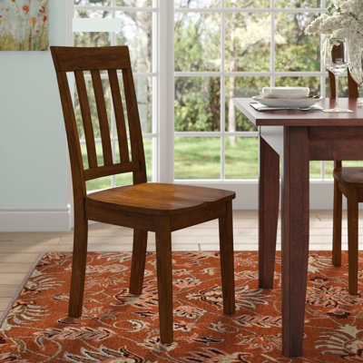 17'' H Acacia Solid Wood Side Chair