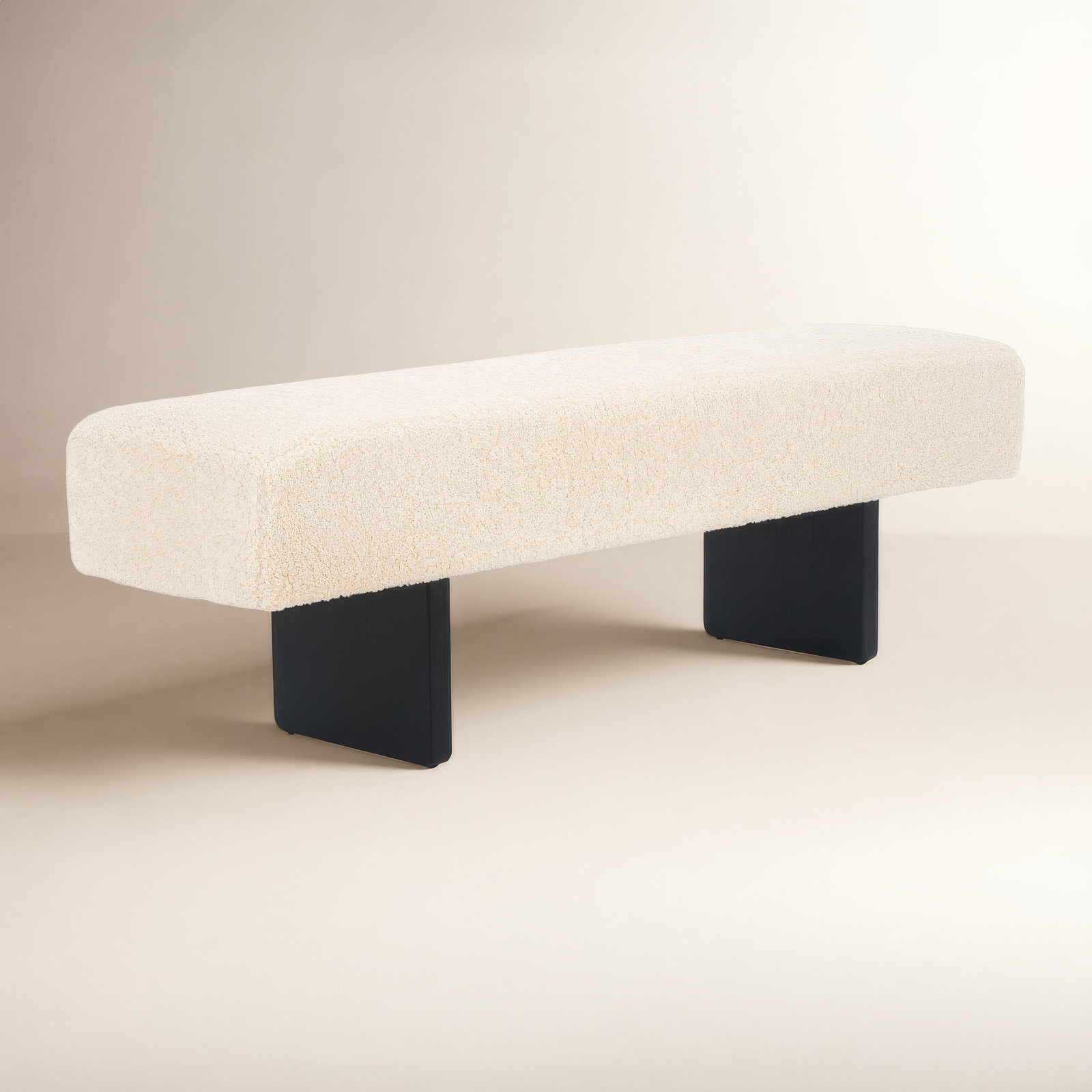 Trudie 60" Bedroom Bench, Black
