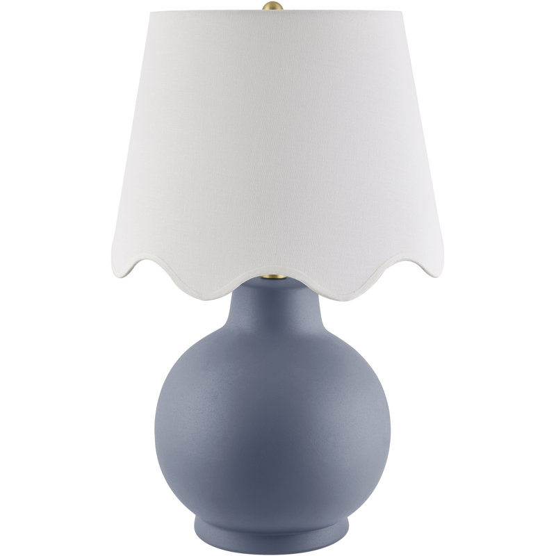 Ganza Table Lamp, Blue, White
