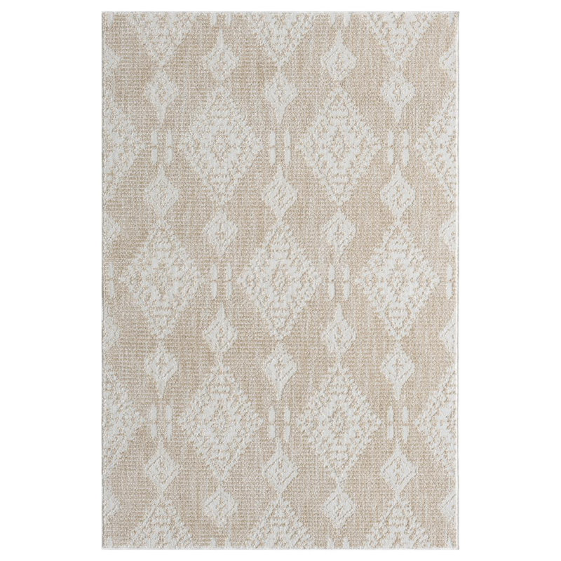 Moroccan Diamond Area Rug, Rectangle 6' x 9'