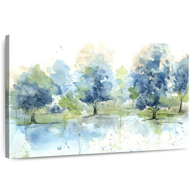 Paysage bleu délavé Avery