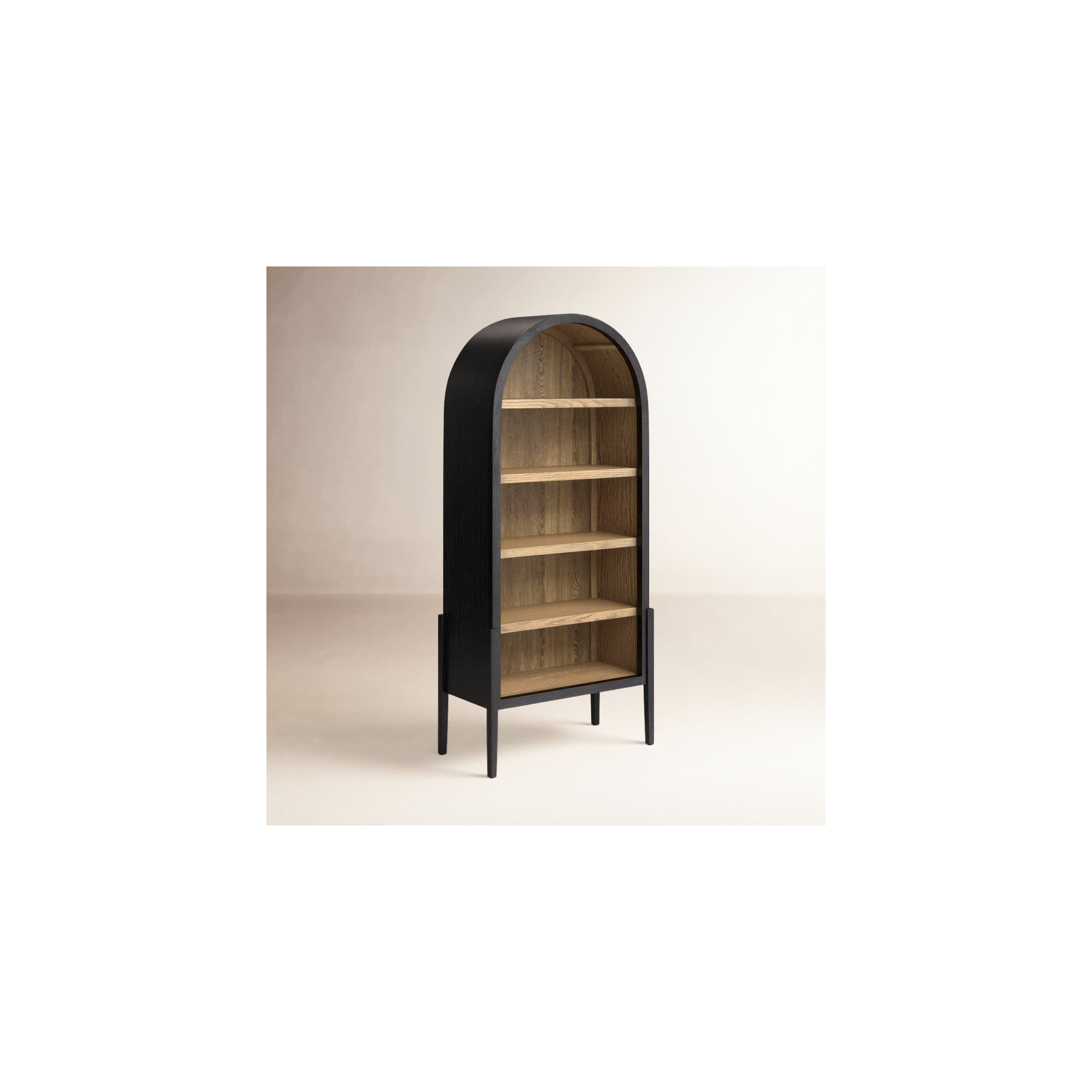 Errol Standard Bookcase, Black