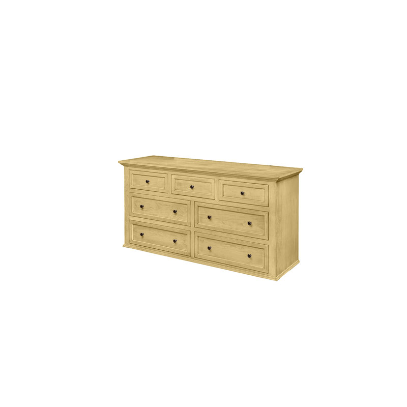 Commode 7 tiroirs Modern, Coupole jaune