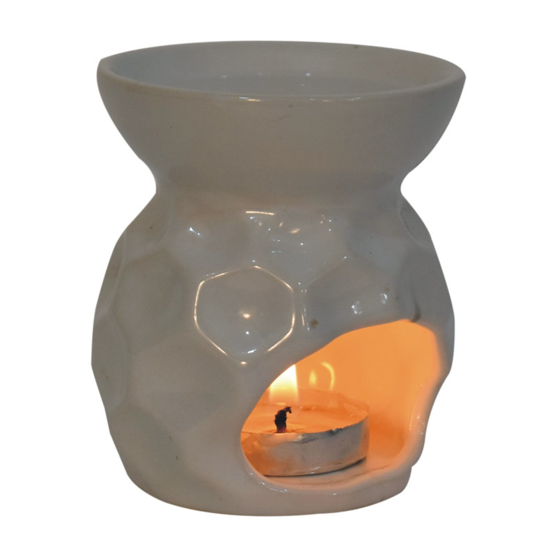 9cm Concrete / Cement Tabletop Tealight Holder with Candle Included