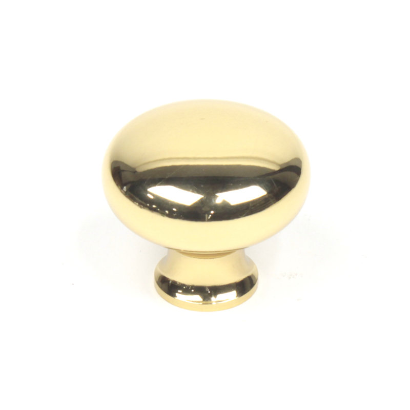 Poignée champignon de diamètre 1 1/4 po Elegance, Laiton poli
