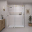 Cabine de douche d'angle coulissante RadianceRP sans cadre en verre transparent, 142-152 cm L x 86 cm P x 193 cm H-132943684-112209005