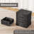 Set Of 2 18.5'' Farmhouse Nightstand w/2 Drawers Compact Size End Table Living Room-2080412828