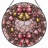 12"H Christmas Bell Stained Glass Window Panel