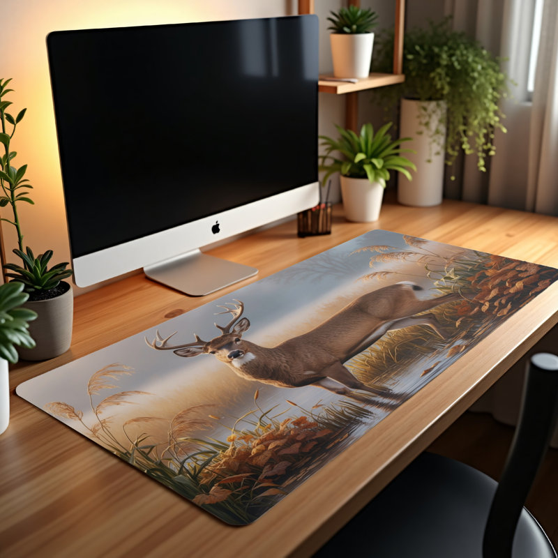 Polyester Desk Pad, 31.5x15.5