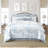 Rustic Cabin Cornflower Blue Cotton Duvet Cover Set 8 Piece-101884012