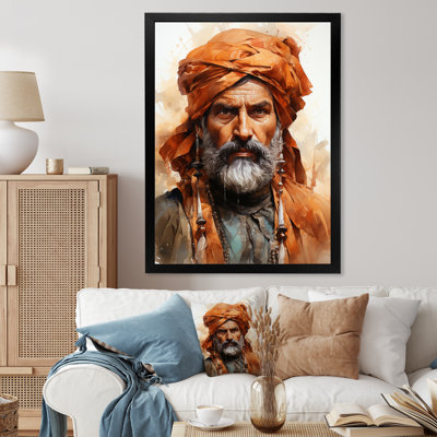 Chef Akbar, le grand I sur toile
