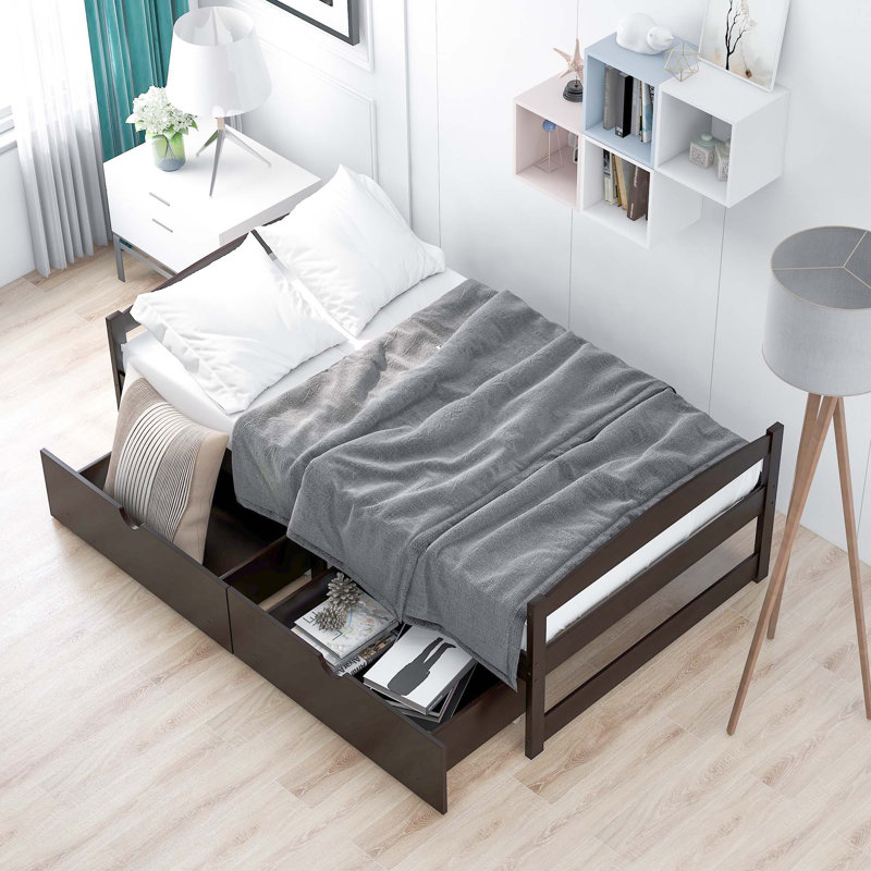 Nordham Slat Storage Bed, Espresso