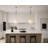 Drake 1-Light Metal and Glass Single Pendant