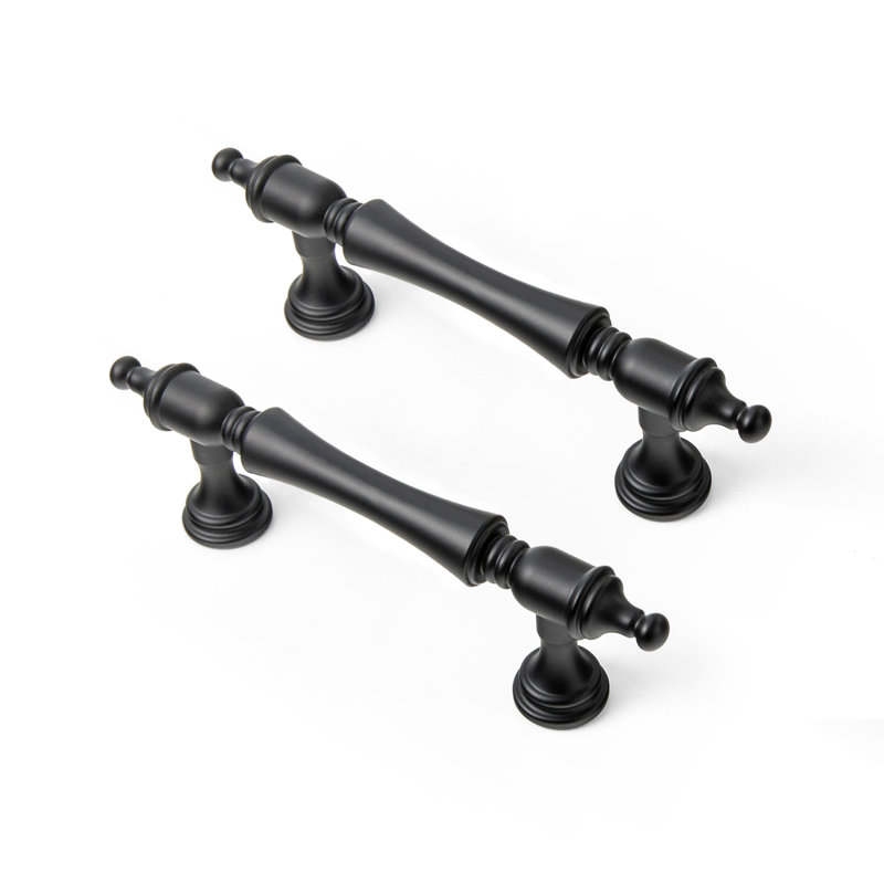 Ensemble de poignées de bar élégantes, 3", Noir