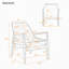 Ensemble de 2 fauteuils avec structure en bois massif-224177242-224177244