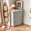 Armoire de rangement en coin moderne avec tablettes réglables-508574568
