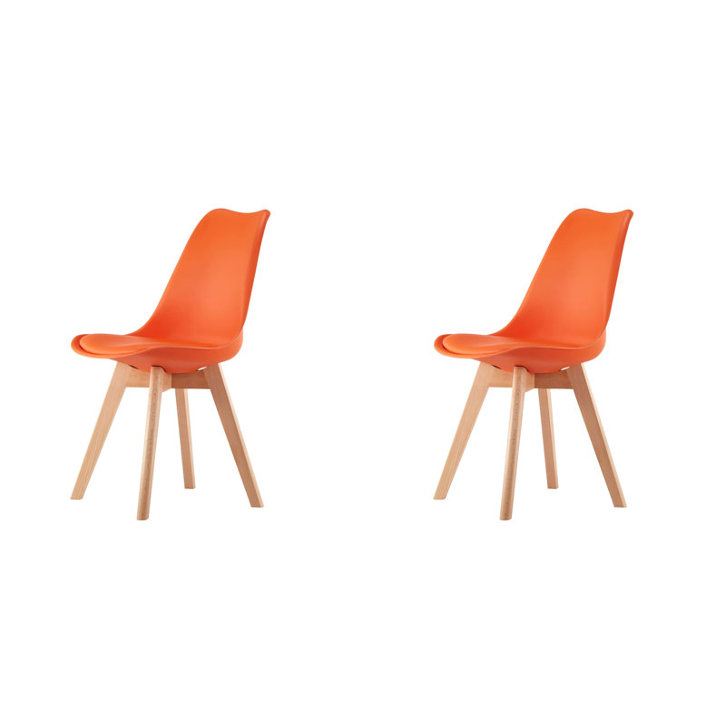 Elnora 46cm H Full Back Side Chair, Lime Green, 2