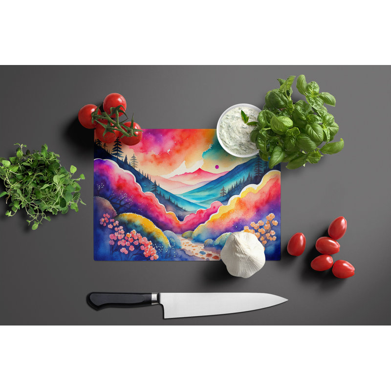 Brunia in Colour Glass Cutting Board Large