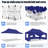 10x20 Pop up Canopy with 6 Removable Sidewalls,Outdoor Waterproof Canopy Tents for Partie Wedding-109709964